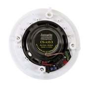 Acoustic Audio CSic63 In Ceiling 6.5 Speaker Pair 3 Way Home Theater Speakers