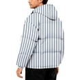 thumbnail image 4 of LWavelet Men Jacket Zipper Men's Hoodies Jackets Long Sleeve Full Zip Up Sweater Slim Fit Sweatshirt Light Blue 4XL, 4 of 6