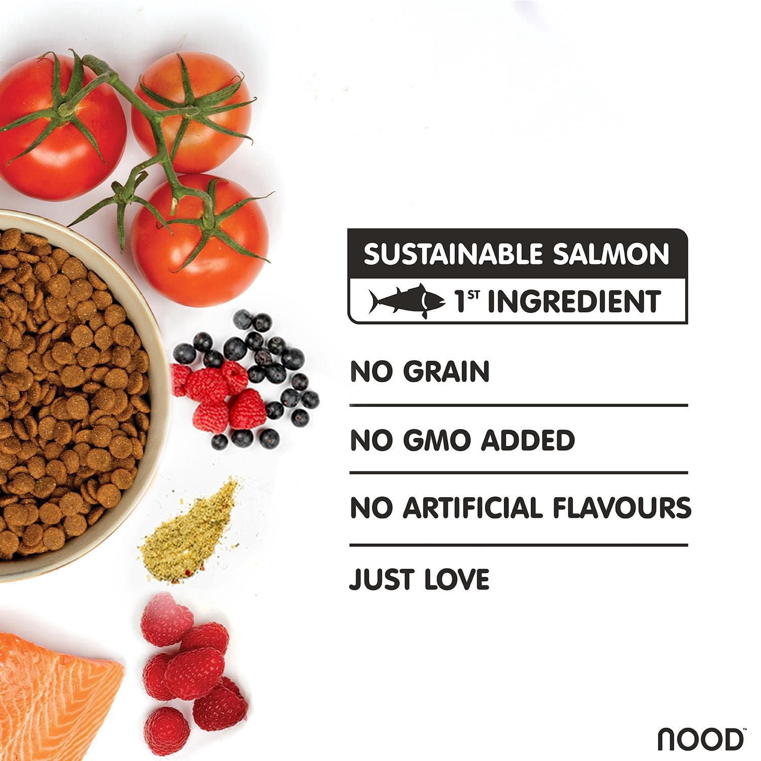 NOOD Wild-Caught Salmon Cat Food with Probiotics 1.5kg