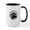 White/Black Inside, variant on CafePress - Classic Black Bear Claw Inside A Black Ring Mugs - 15 oz Ceramic Large White Novelty Mug