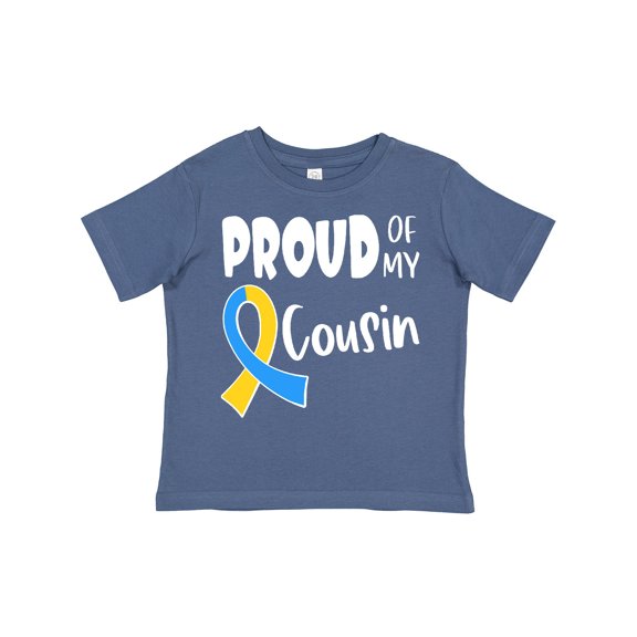 Inktastic Proud of My Cousin Down Syndrome Awareness Boys or Girls Toddler T-Shirt