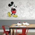 thumbnail image 2 of Classic Mickey Spray and Stick Wallpaper Mural, 2 of 3