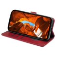thumbnail image 3 of For Samsung Galaxy S25 Edge Case Calf Texture Leather Stand Book Style Phone Cover - Black, 3 of 5