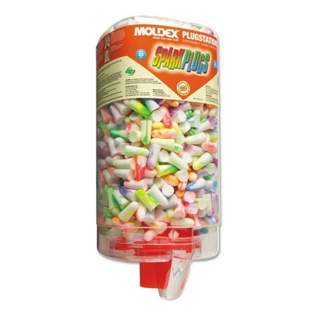 Moldex Metric SparkPlugs PlugStation Earplug Dispenser cordlss 33NRR Asst 500 Pair 6645