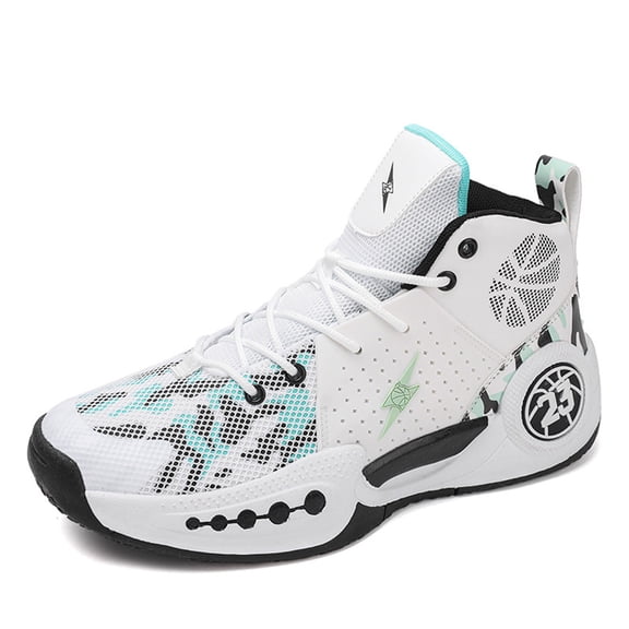 Mens Women Basketball Shoes Fashion Non- Lightweight Breathable Outdoor Sneakers Cushioning Workout Shoes for Running Walking Sports Training