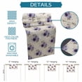 thumbnail image 6 of Purple Spring Floral Table Runner 90 Inches, Farmhouse Flowers Modern Art Bed Runner Dresser Scarves Tabletop for Indoor Outdoor Parties/Ceremony/Banquet, 13" x 90", 6 of 8