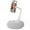 White, variant on Foldable Neck Phone Holder Silicone Suction Base, 120° Tilt & Portable Design for Car Bed