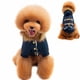thumbnail image 1 of Ropa para mascotas Perro Gato Otoño Invierno Ropa Cuerno Botón Ropa Para Perro Sudadera Con Capucha Azul M, 1 of 5