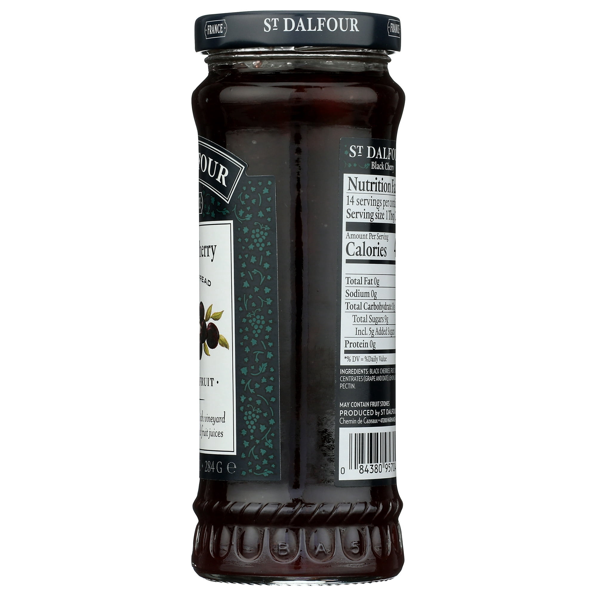 (Pack Of 6) St Dalfour Conserve Black Cherry 10 Oz