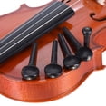 thumbnail image 2 of 1/2 Size Ebony Wood Violin Fiddle Tuning Pegs Endpin Set Replacement Black, 2 of 8