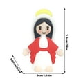 thumbnail image 3 of 20 Pcs Little Virgin Mary Figurines Miniature Virgin Mary Doll to Hide and Seek Classic Religious Gifts for Sunday Easter Eggs Stuffers Baptism Gift, 3 of 6