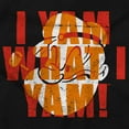thumbnail image 2 of Popeye Catchphrase What I Yam Unisex Plus Size Sweatshirt Brisco Brands 5X, 2 of 4