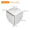 thumbnail image 2 of Unique Bargains Metal Box Corner Protectors Box Edge Guard Protector 40 x 40 x 40mm Silver Tone 16pcs, 2 of 5