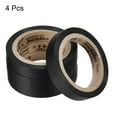thumbnail image 3 of Uxcell 26Ft Tennis Racket Badminton Racquet Grip Finishing Tapes, Black 4 Pack, 3 of 6