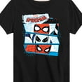 thumbnail image 3 of Marvel Your Friendly Neighborhood Spider-Man - Spider Suit Masks - Toddler And Youth Short Sleeve Graphic T-Shirt, 3 of 5