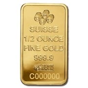 1/2 oz Gold PAMP Suisse Lady Fortuna Veriscan® Bar w/ Assay