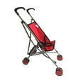 thumbnail image 7 of The New York Doll Collection First Dolls Stroller for Kids, - one piece – Red Color for18” inch Folds for Storage - Great Gift for Toddlers, 7 of 7