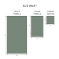 thumbnail image 4 of Better Homes & Gardens PowerLoft AIRRICH® 6 Piece Bath Towel Set, Green Ash Textured Stripe, 4 of 11