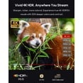 thumbnail image 3 of Proyector ZCGIOBN 4K HDR 1400 lúmenes ANSI Ultra HD WiFi6 Bluetooth, 3 of 9