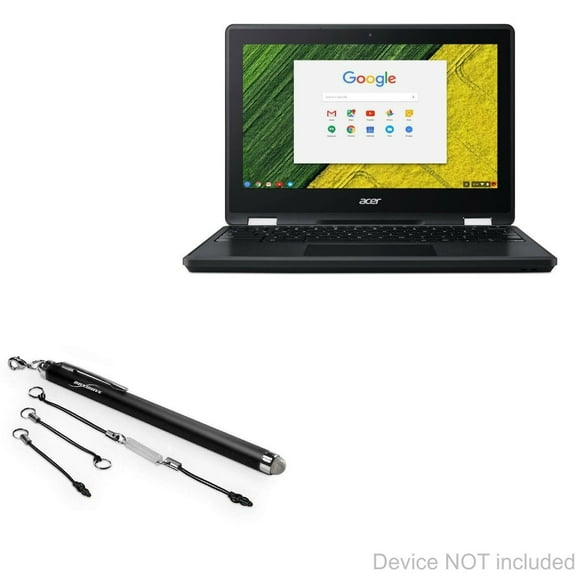 Acer Chromebook Spin 11 (R751T) Stylus Pen, BoxWave® [EverTouch Capacitive Stylus] Fiber Tip Capacitive Stylus Pen for Acer Chromebook Spin 11 (R751T) - Jet Black