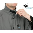 thumbnail image 6 of Weldas® Arc Knight® Versatile Heavy Duty Welding Jacket - Cotton and Leather Sleeves - Grey/Black - Size XXXL, 6 of 7