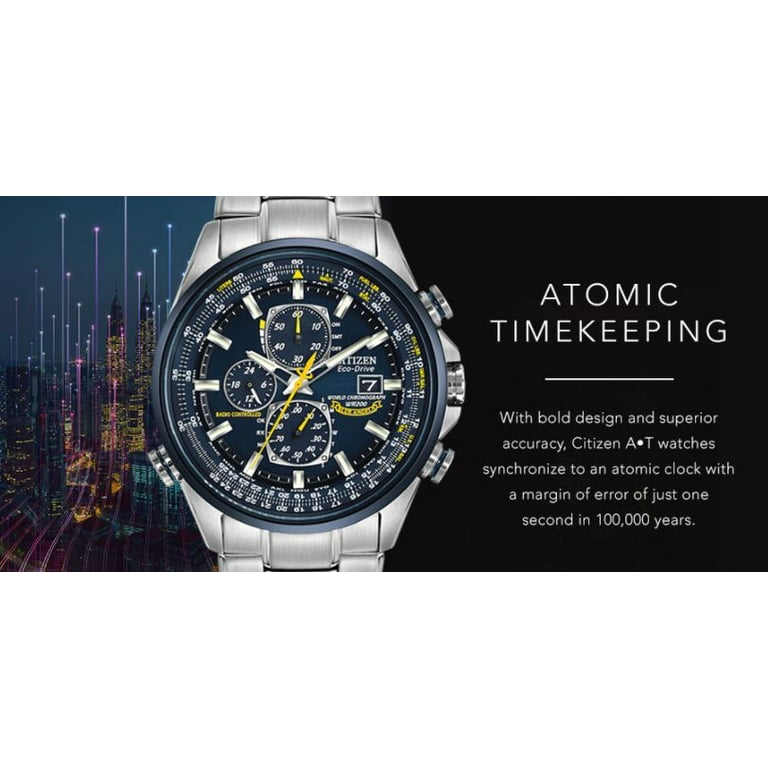 Citizen eco drive blue angels world chronograph men's watch 2025