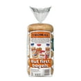 Thomas' 100 Whole Wheat Bagels, 6 Count, 20 oz Bag