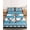 Blue, variant on Queen Size Fitted Sheet Set - Blue Anchor 3 Piece Bedding Sets 16" Deep Pocket Fitted Sheet with 2 Pillowcases, Nautical Summer Beach Coastal Ocean Art Brushed Microfiber Hotel Luxury Bed Sheets