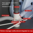 thumbnail image 4 of Kitchen Bathroom Water Purifier Drainage Pipe Connector with Anti-Odor Filter, 4 of 10