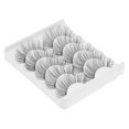 thumbnail image 4 of 5 Pairs False Eyelashes Chemical Fiber Fake Lashes Natural 3D Eye Beauty Lashes, 4 of 8