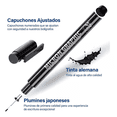 thumbnail image 5 of Estilografos Fineliner Lettering Manga Bosquejo 12pcs GRIS, 5 of 5