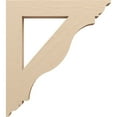 thumbnail image 3 of Ekena Millwork 5 1/2"W x 36"D x 40"H Funston Traditional Rough Cedar Woodgrain TimberThane Bracket, Primed Tan, 3 of 6