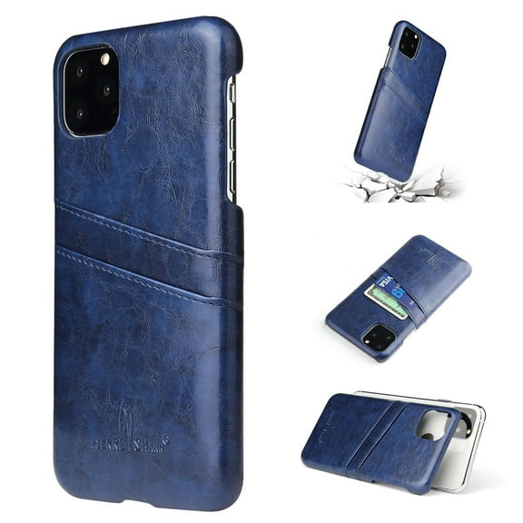 iPhone 11Pro 5.8 inch Wallet Case, Dteck Slim PU Leather Back Case Cover Credit Card Holder For Apple iPhone 11 Pro 5.8", Blue