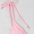 thumbnail image 6 of Afdoent Women's Bikini Sets Two Piece Tie String Swimsuit Triangle Bathing Suit Top Bikini Sets Swimwear Beach Swimwear, 6 of 8
