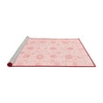 thumbnail image 2 of Ahgly Company Machine Washable Indoor Round Oriental Red Traditional Area Rugs, 5' Round, 2 of 4