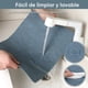 thumbnail image 4 of Genérico Manteles Individuales Reversibles Azul  Juego de 6 Tapetes de Mesa Impermeables, Resistentes al Calor y Fáciles de Limpiar  Elegantes, Duraderos y Perfectos para el Uso Diario o Reuniones, 4 of 7