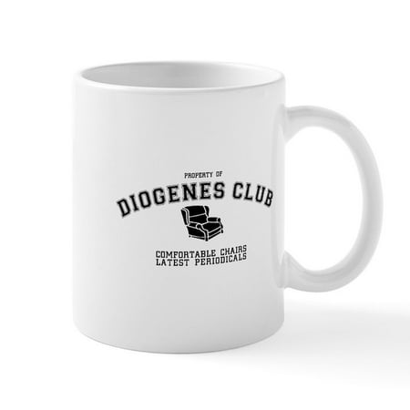

CafePress - Sherlock Holmes Diogenes Club Mug - 11 oz Ceramic Mug - Novelty Coffee Tea Cup