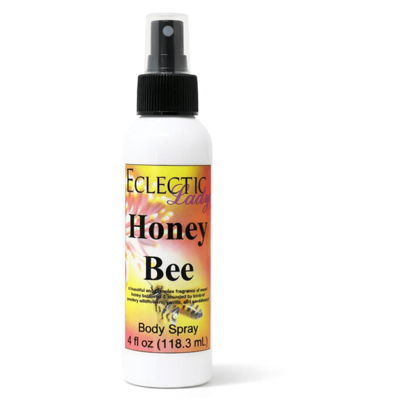 Honey Bee Body Spray, Eclectic Lady, Hydrating Mist, Unisex, 4 oz