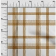 thumbnail image 2 of oneOone Cotton Poplin Brown Fabric Tartan Fabric For Sewing Printed Craft Fabric By The Yard 56 Inch Wide, 2 of 4