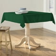 thumbnail image 2 of LA Linen Polyester Poplin Square Tablecloth, 52 by 52-Inch, Hunter Green, 2 of 2