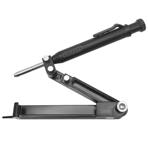 Carpentry Doodle Line Measuring Tool, Circular Planner with Built-in Pen, Foldable Aluminum Alloy, Adjustable for Woodworking, Tiling, and More, Compact and Durable Design