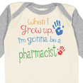 thumbnail image 4 of Inktastic Pharmacist Future Boys or Girls Long Sleeve Baby Bodysuit, 4 of 5