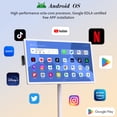 thumbnail image 6 of ApoloSign 24" Smart Portable TV (2nd Gen) - 1080P FHD Touchscreen, Android 15 (Google EDLA), 16GB(8+8) RAM, 128GB ROM, Built-in Battery, Rolling Tablet TV on Wheels for Home, Office & Gym, 6 of 15