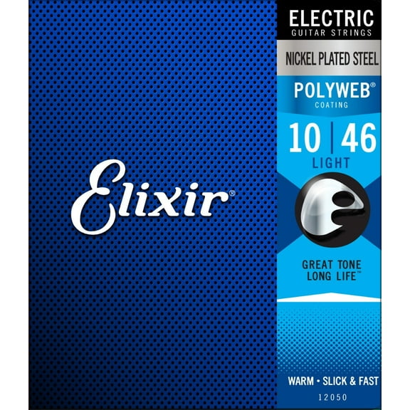 Elixir Strings Polyweb Light Gauge Electric Guitar Strings