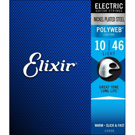 Elixir Strings Polyweb Light Gauge Electric Guitar Strings