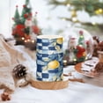 thumbnail image 2 of Yayeee Flameless Candles with Remote Flickering Battery Operated Multi Color Changing, Retro Plaid Lemon, 2 of 7