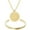Gold-color, variant on Ayatul Kursi Necklace Jewelry Retro Neckchains&Bangles Ornament Quran Pendant for Guidance and Blessings