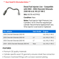 thumbnail image 2 of Diesel Fuel Injector Line - Compatible with 2004 - 2006 Chevy Silverado 2500 HD 6.6L V8 LLY VIN 2 2005, 2 of 2
