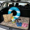 thumbnail image 2 of HUISEFOR Camo Bow Car Trunk Mat, All Weather Trunk Protection Cargo Liner Scratchproof Non-Slip Cars Accessories Universal Fit for Most Cars SUV, 2 of 7