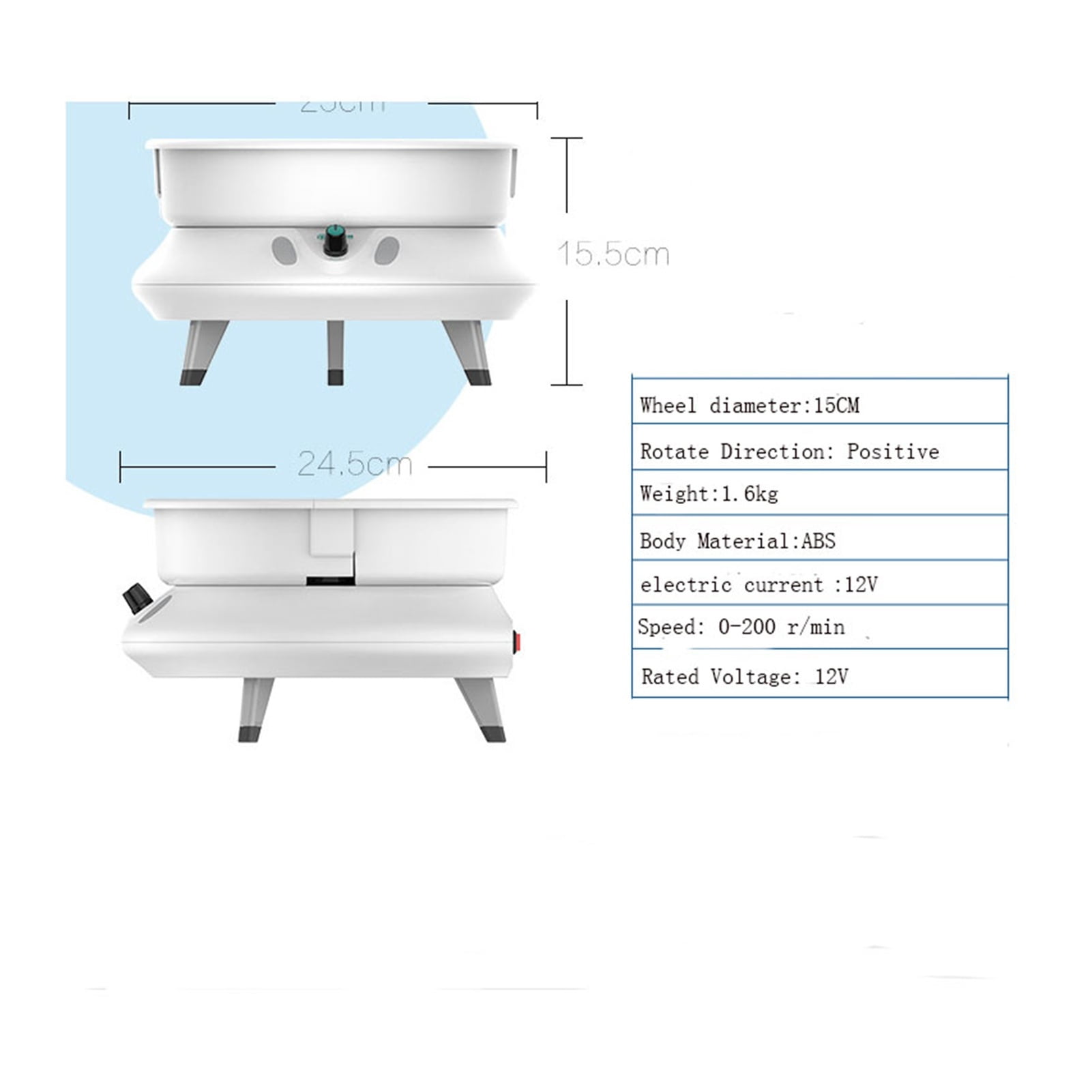 Ceramic Molding Machine Electric Ceramic Wheel 15cm Electric Ceramic Wheel Detachable Pool Easy To Clean Ceramic Clay Art ,Wide Ranging Usage